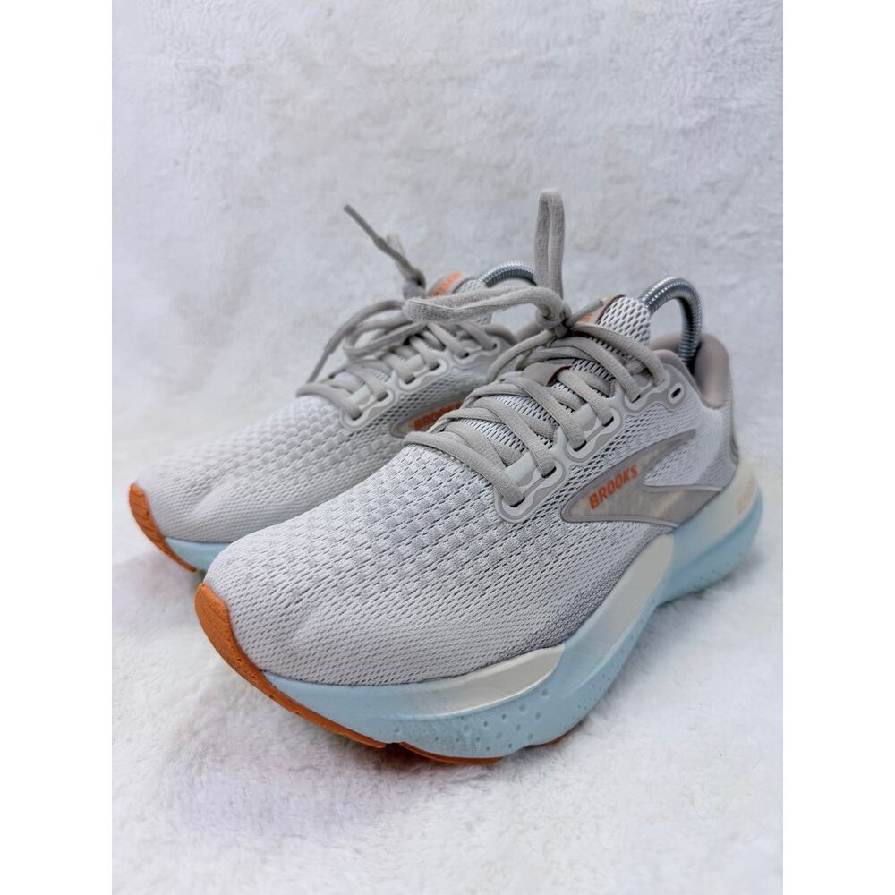 Brooks Glycerin 21 Womens Running Shoes Coconut Aqua Size 8 Wide Sneaker - Picture 2 of 10